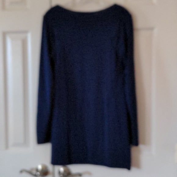 Like NEW ZARA angular square neckline sweater tunic with split detail - Picture 12 of 12